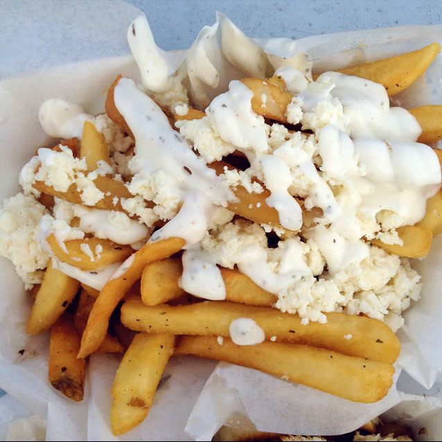 Garlic Feta Fries